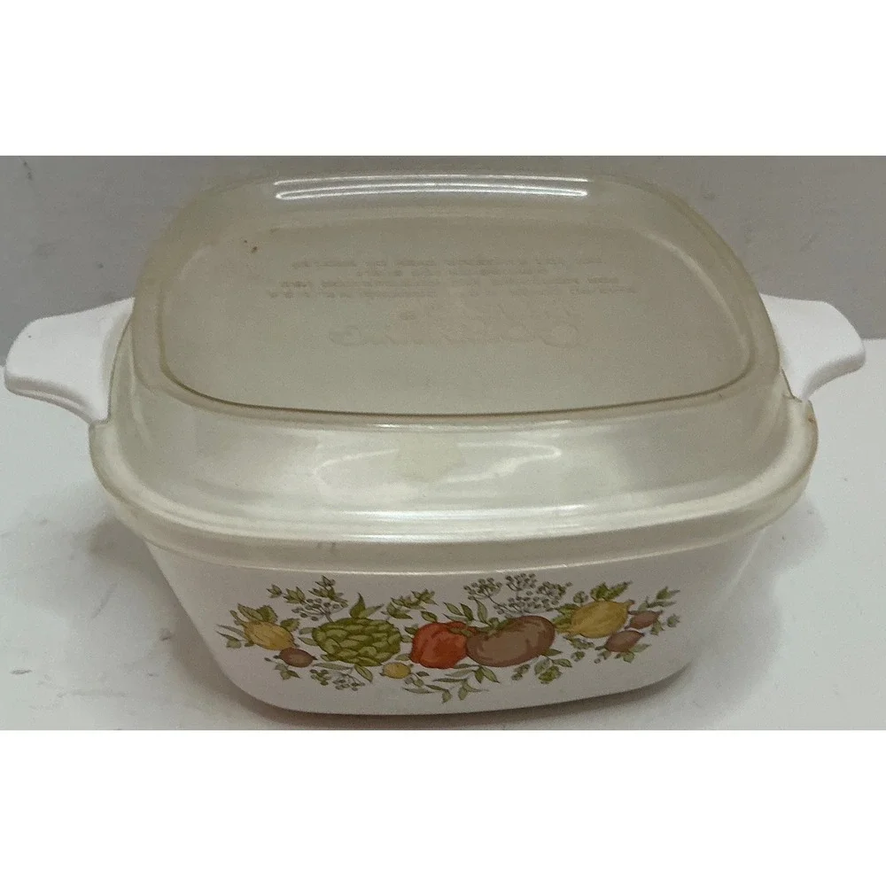 Corning Ware Vintage Spice O Life Casserole Dish P-43-B 2 3/4 Cup with Lid